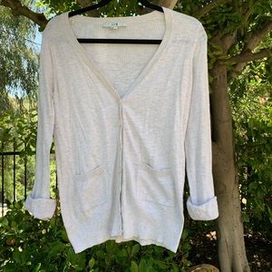 Forever 21 cream cardigan